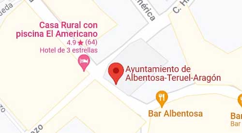 plano ayuntamiento Albentosa